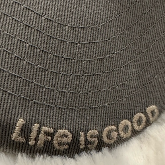 Life Is Good Gray Flower Hat - Picture 4 of 10